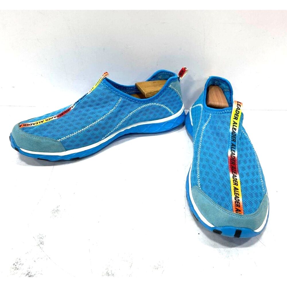 Aleader Mens Athletic Shoes 8521m Blue Mesh Slip-on Size 12